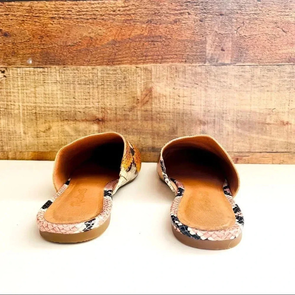 Madewell The Cory Mule In Snake Embossed Leather - Picture 7 of 9